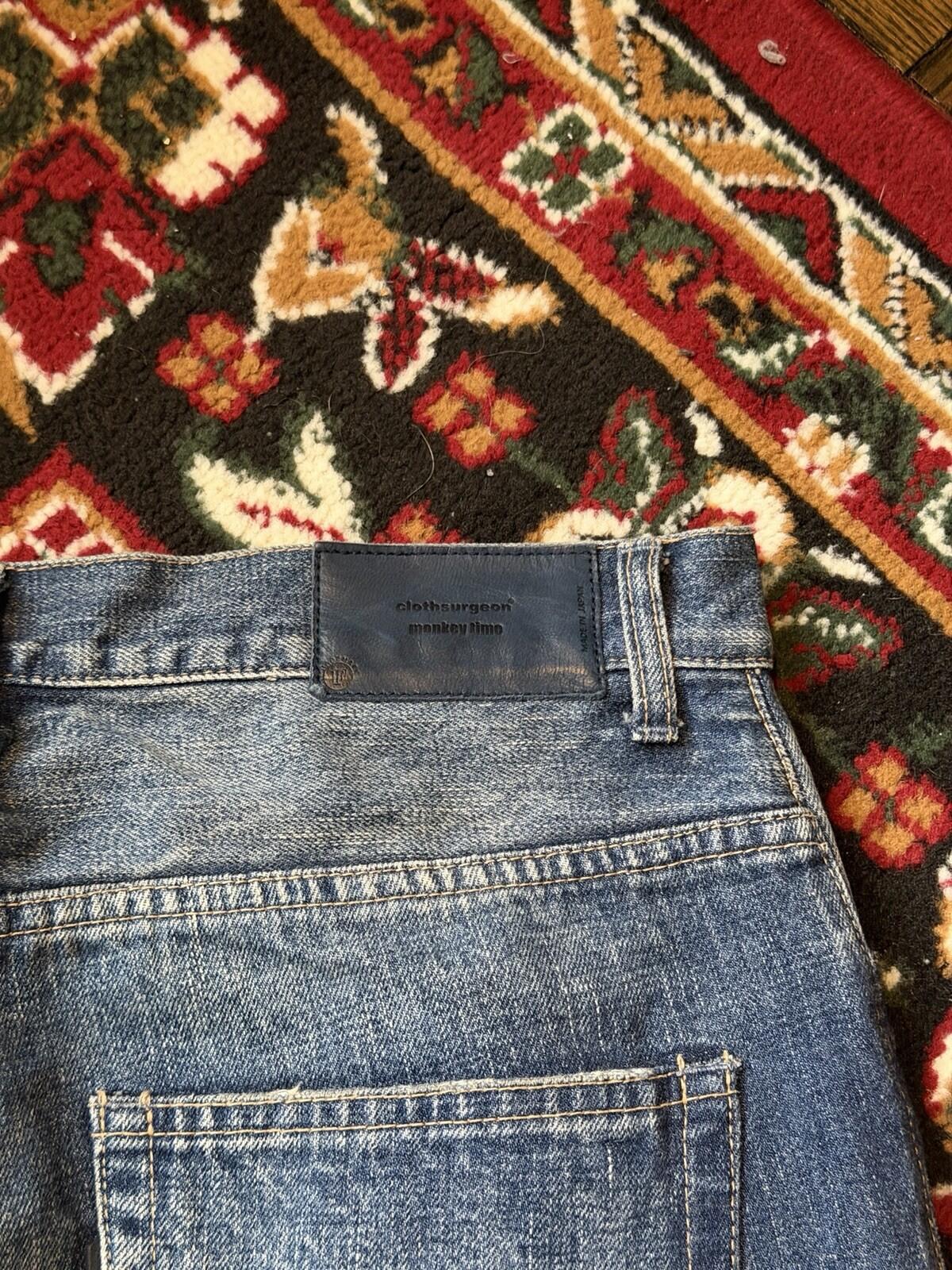 Clothsurgeon Selvedge Distressed Trashed Japanese Denim Jeans Made in Japan
