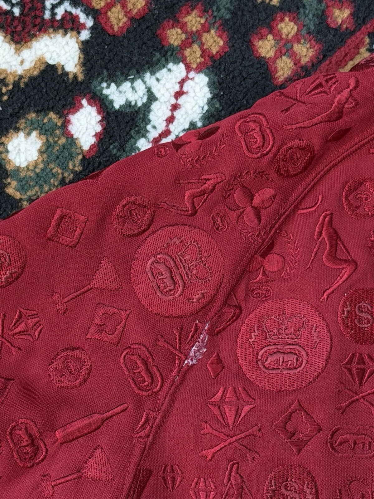 Vintage Ecko Untld Spell Out Gambling Zip Up Jacket Sweater Size L