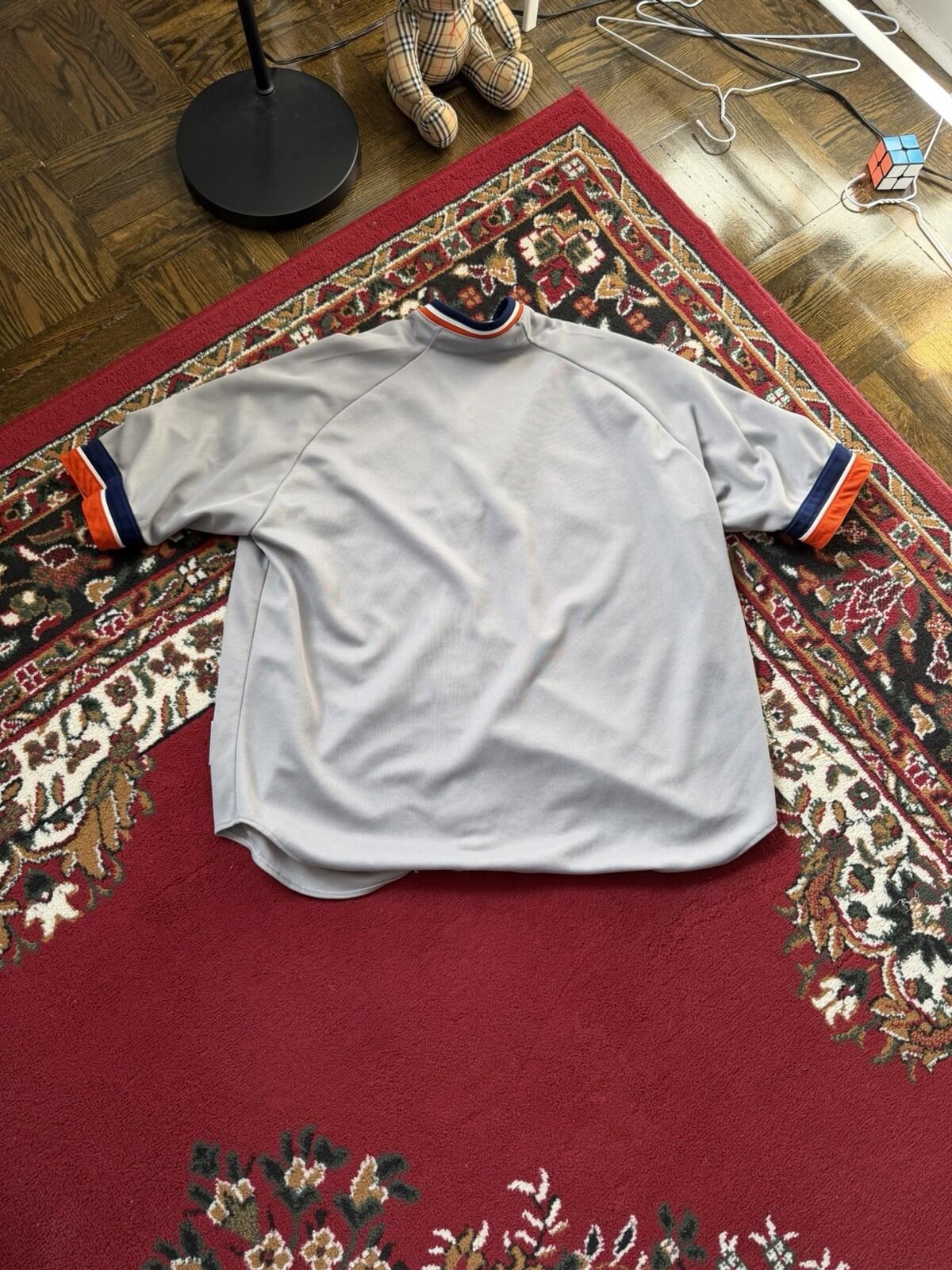 Vintage 80s CCM Detroit Tigers Jersey XXL Gray Road Script MLB Sewn 90s