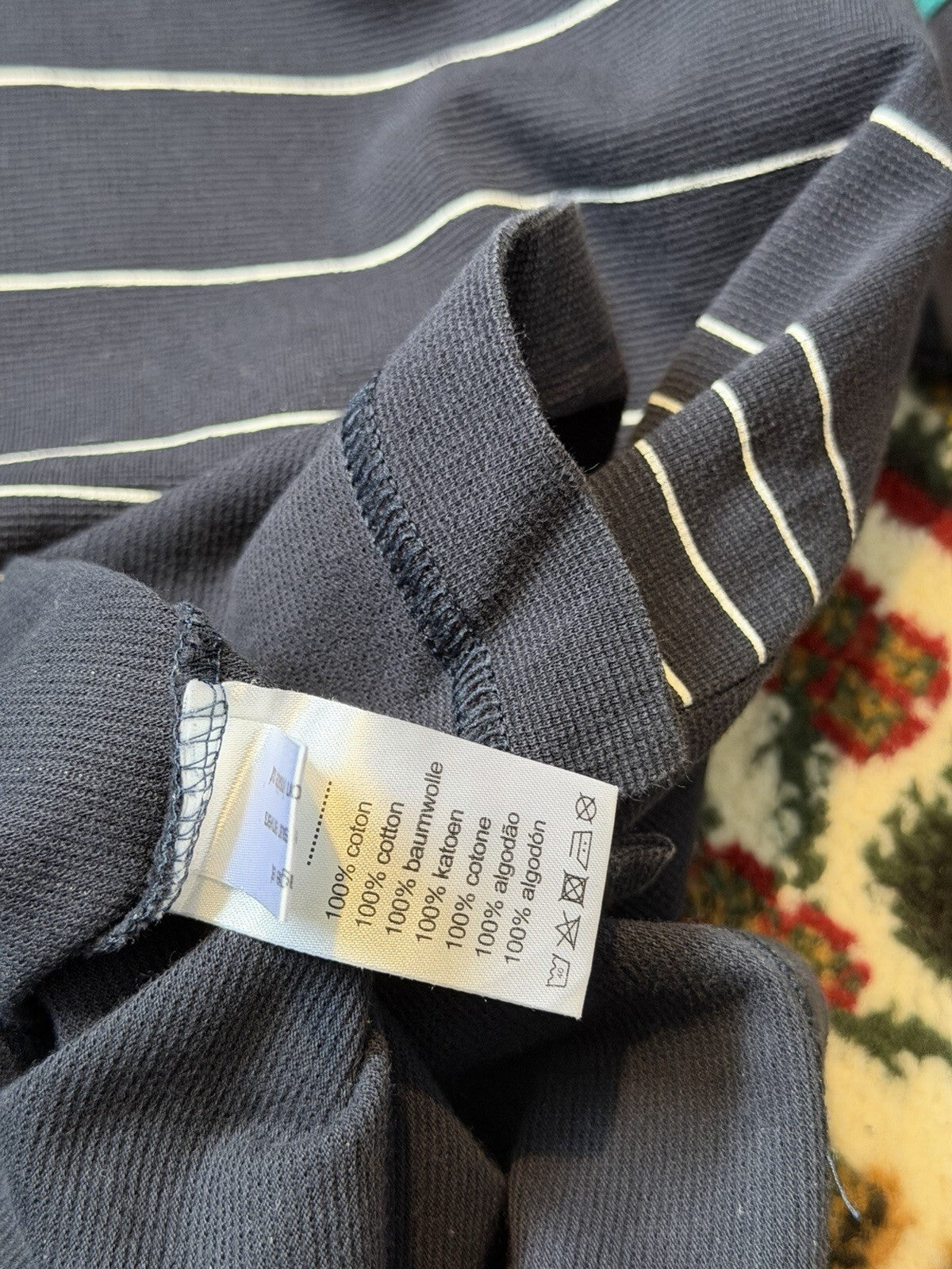 Lacoste Andy Roddick 2012 Rare Striped Jersey Tennis Shirt Size 7 Mens