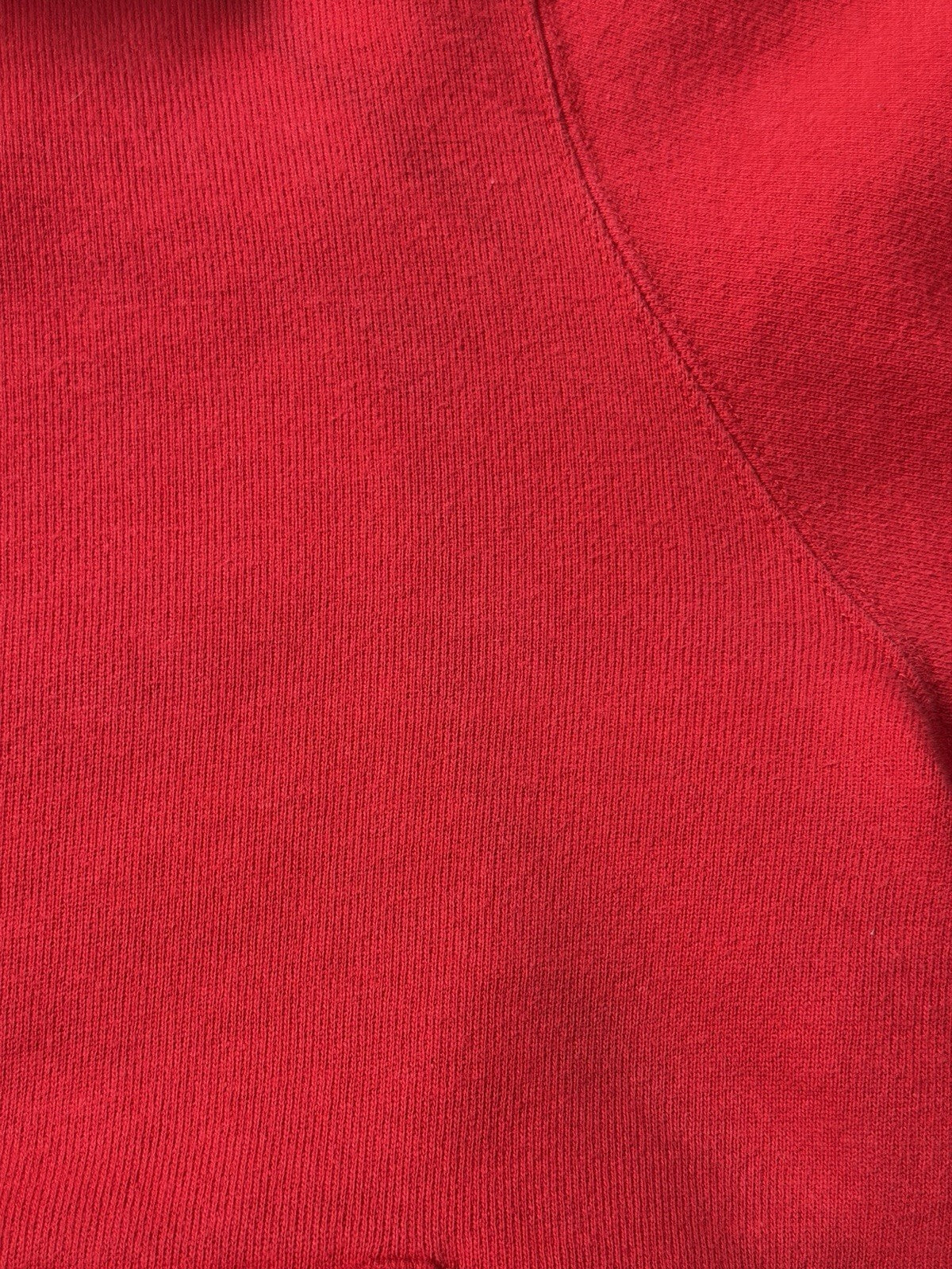 Vintage Champion Hoodie Small 80s 1/5 Zip Activewear Sweatshirt Red