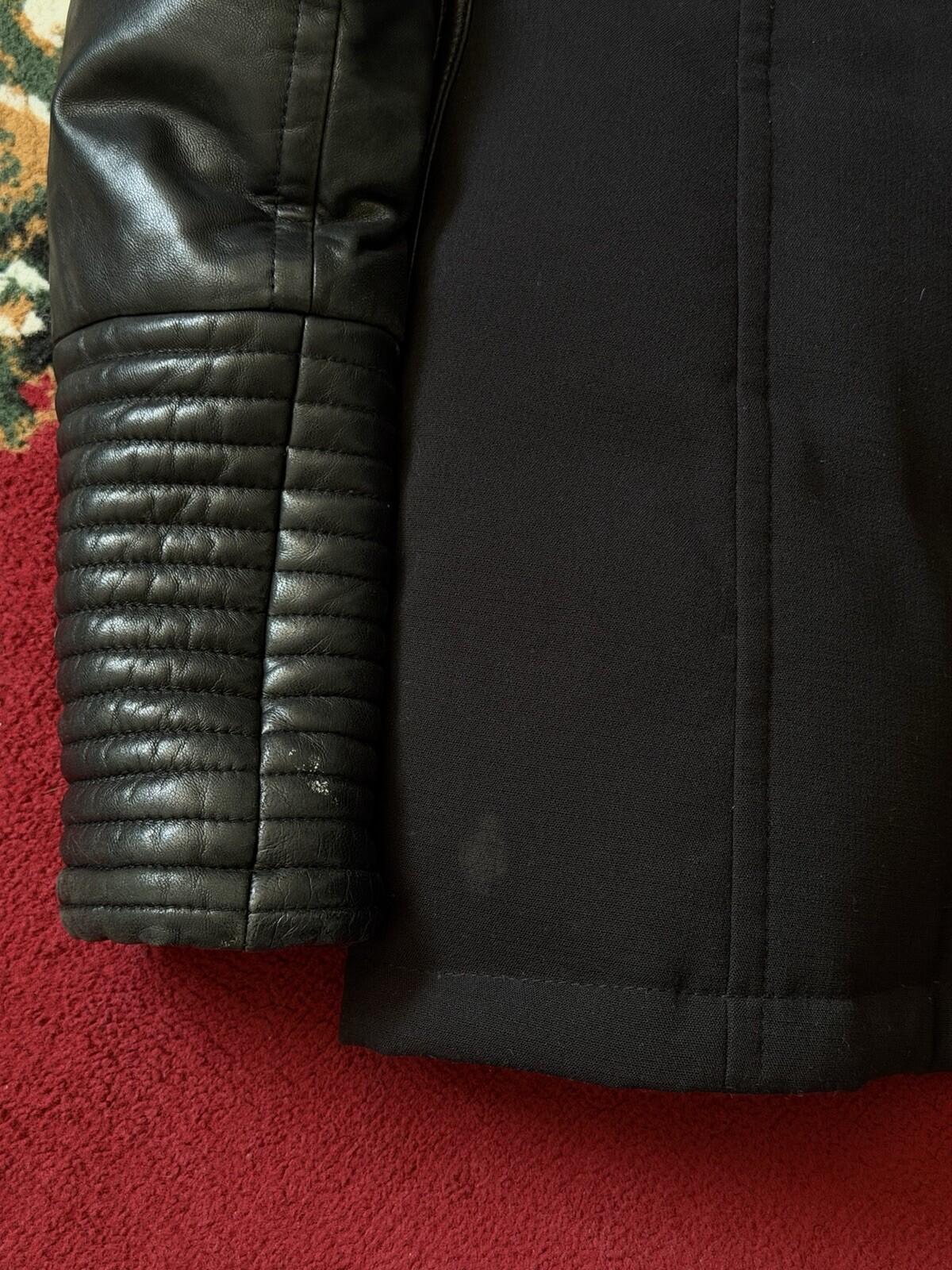 Rudsak Racoon Fur Leather Sleeves Women’s Fitted Down Coat Size S