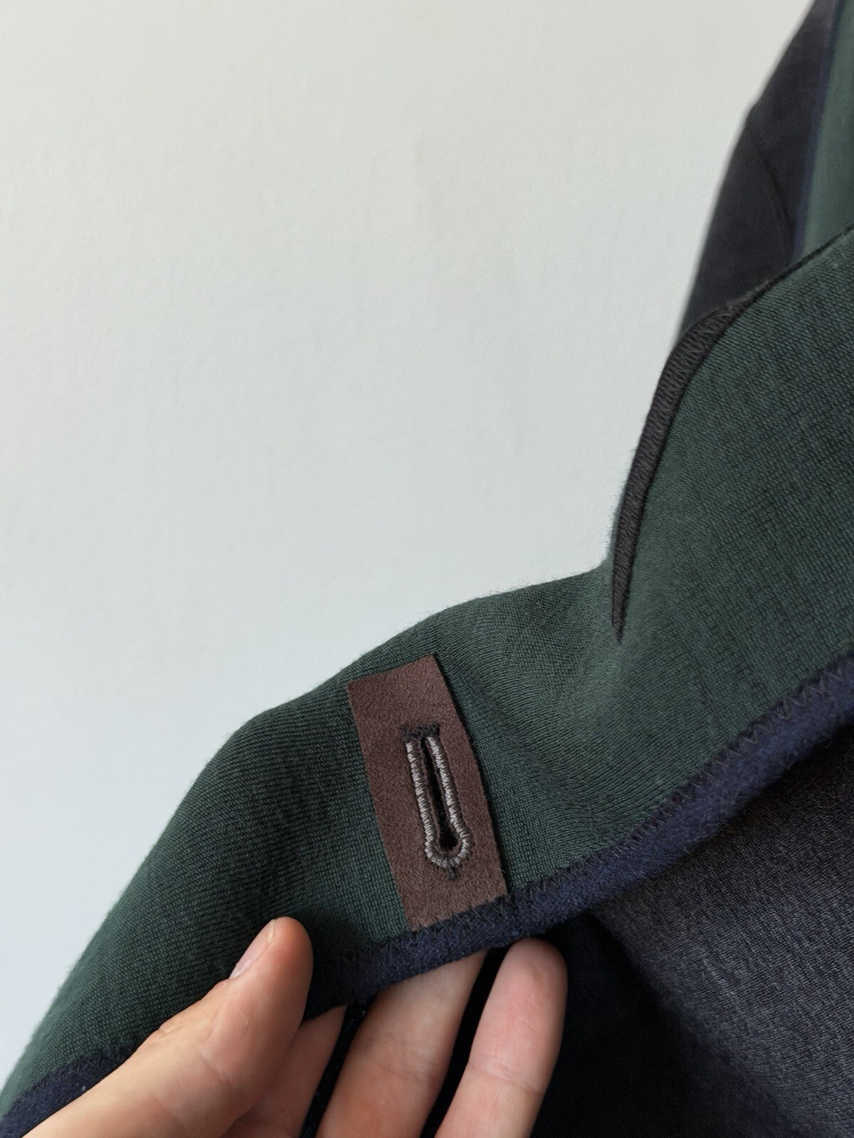 Kolor Japan Wool Nylon Gray / Green Jacket Size 4