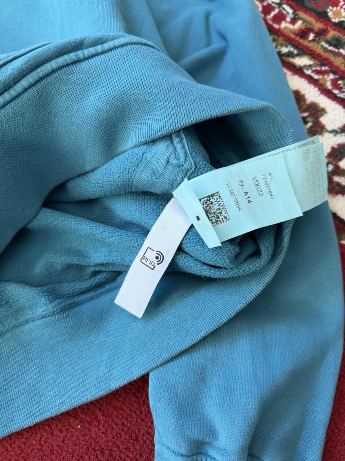 Stone Island Junior Blue Badge Logo Hoodie Authentic