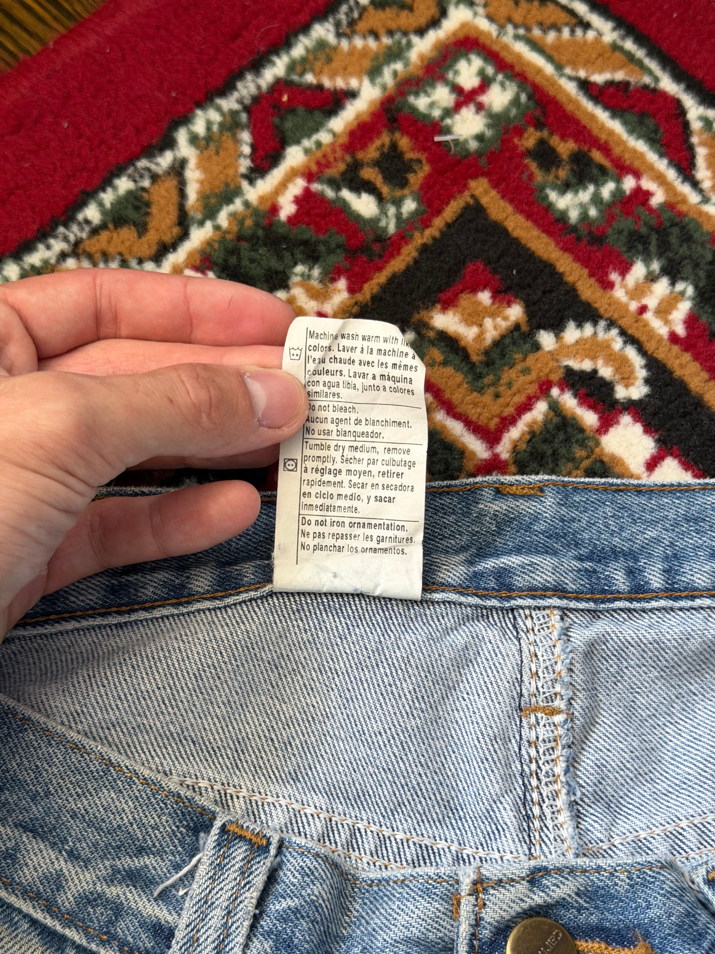 Carhartt Distressed Washed Treaditional Fit Jeans