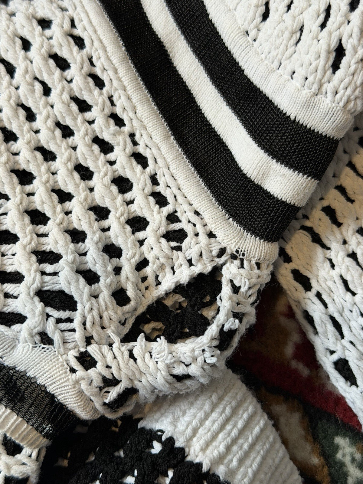 Helmut Lang Waffle Knitted Sweater Size S Unisex