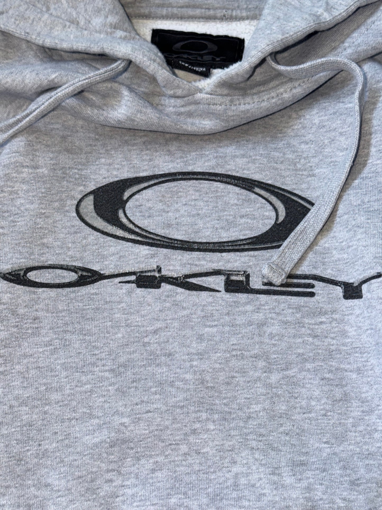 Oakley Center Logo Gray Hoodie