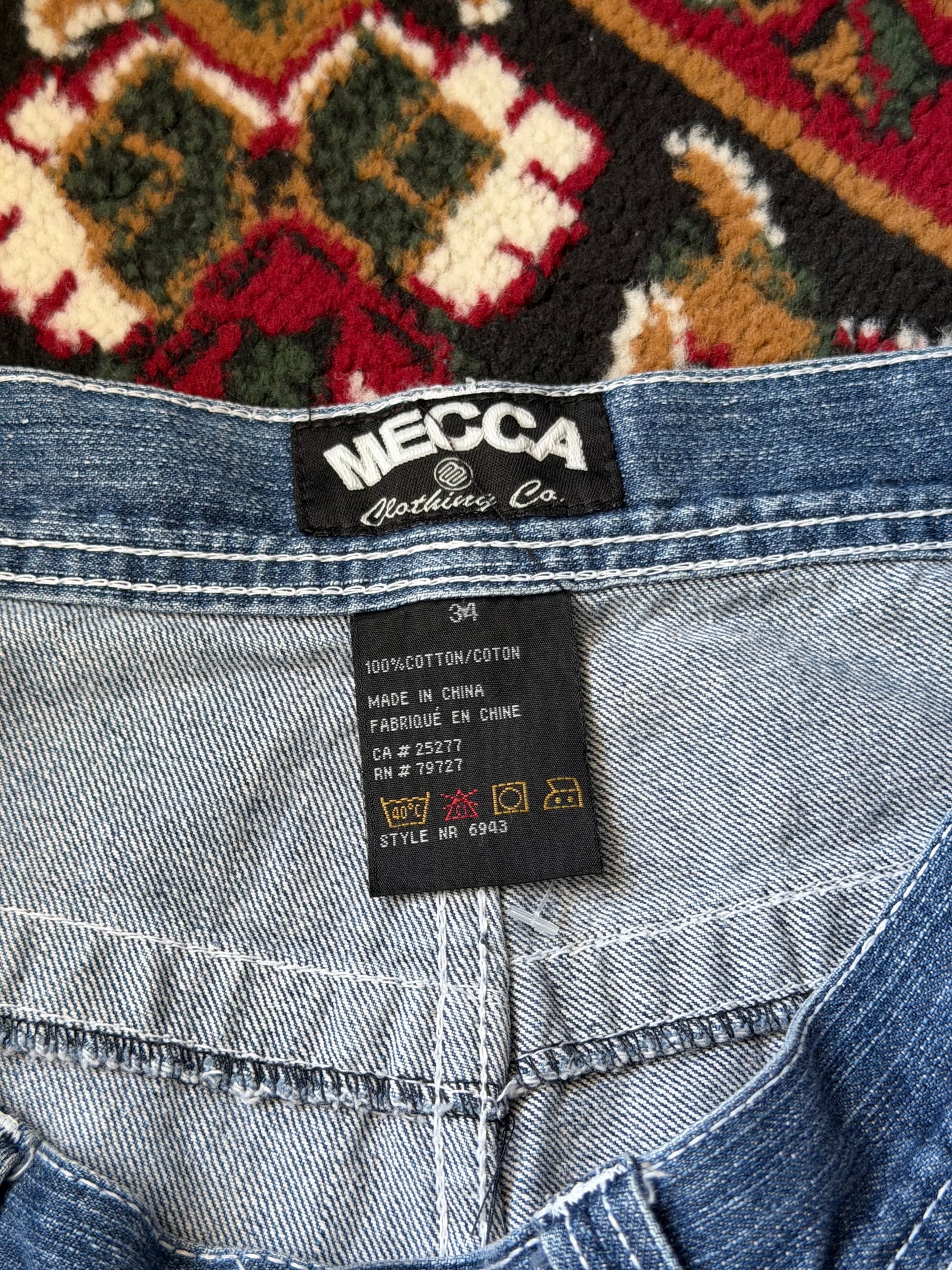 Y2K Baggy Mecca Denim Shorts - Jorts