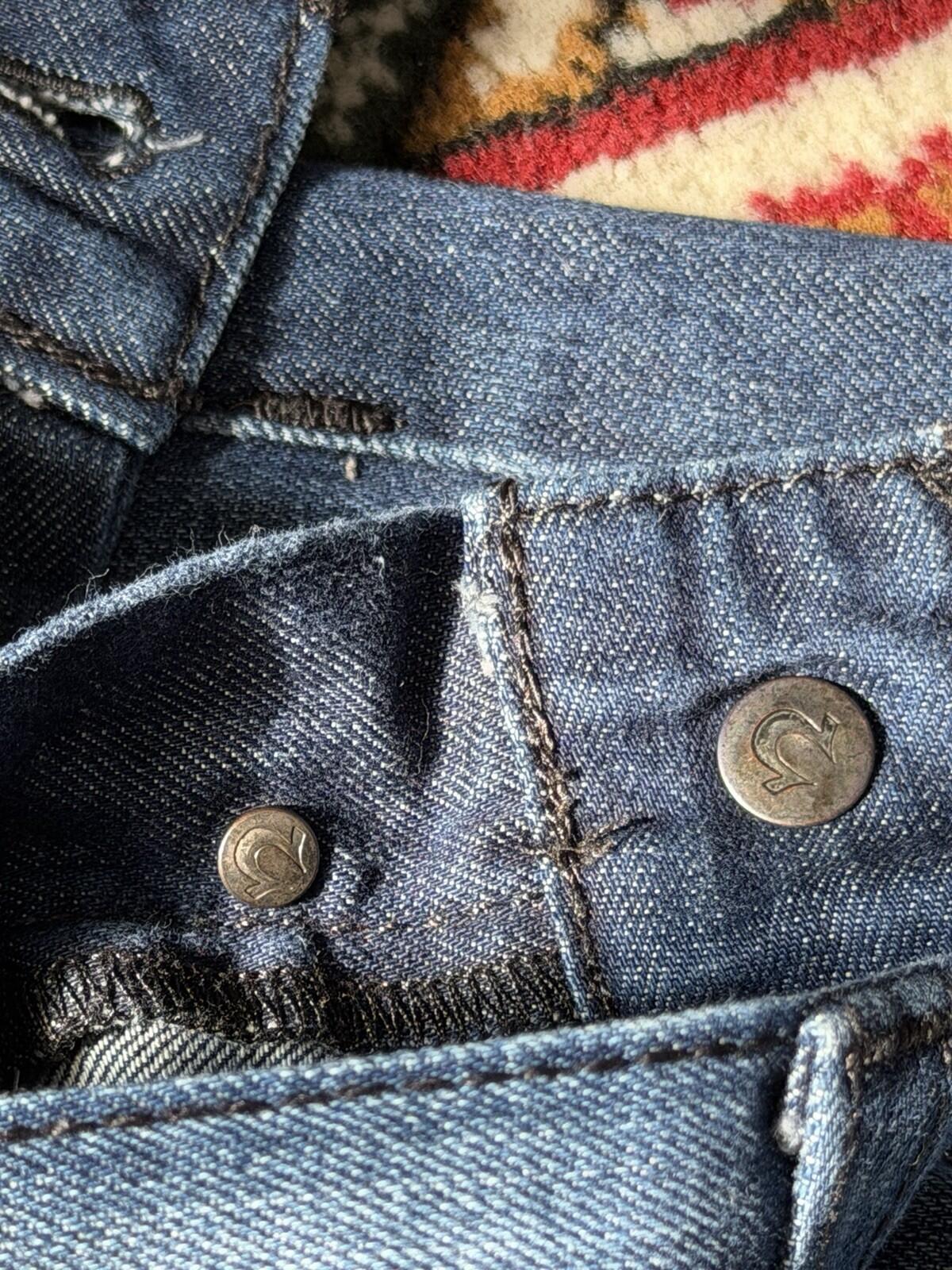 Y2K True Religion Studded Skinny Vintage Jeans Made In USA Size 32