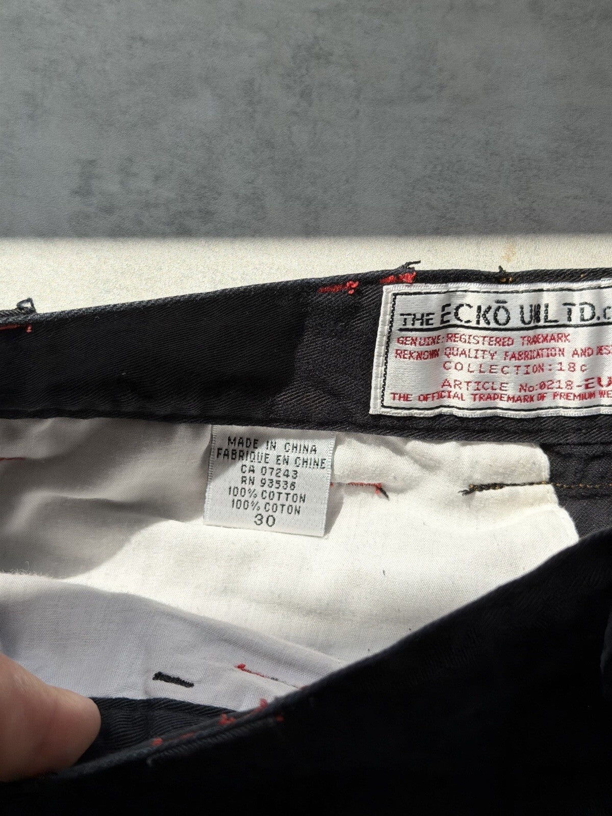 VTG Y2K Ecko Pants/Shorts Men's Size 30 BLK Rhino Baggy Utility Cargo