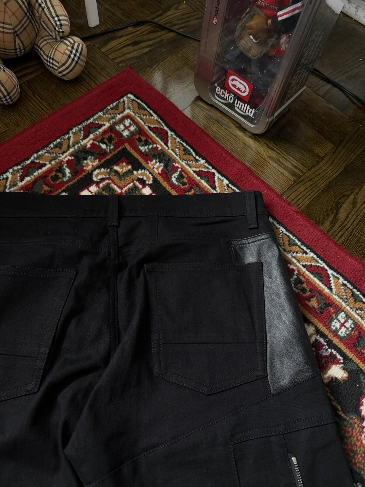 Alexander McQueen All Over Zip Black Slim Jeans - EU 52 Denim Pants