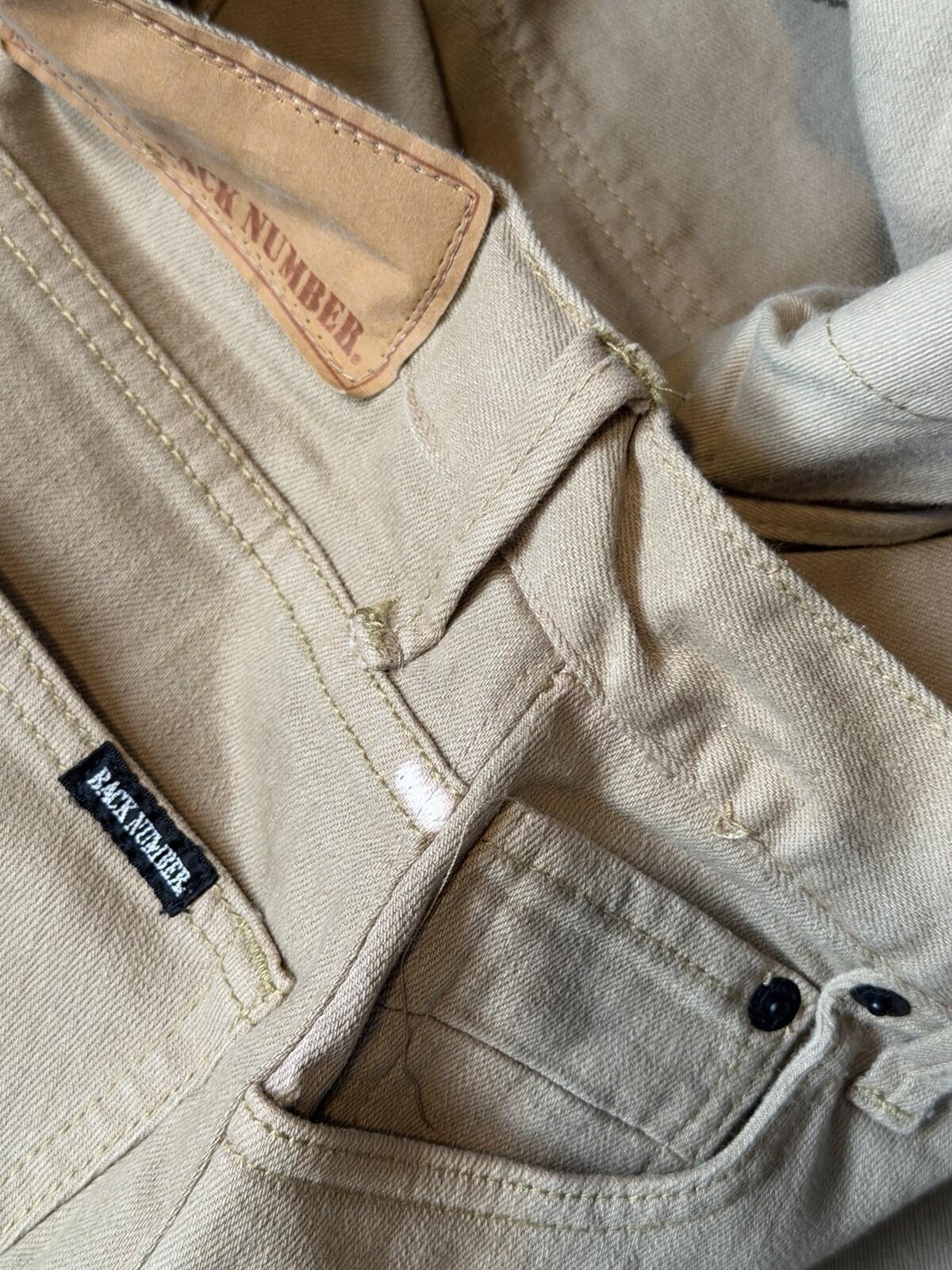Back Number Color Japanese Denim Made in Japan Jeans Size 34