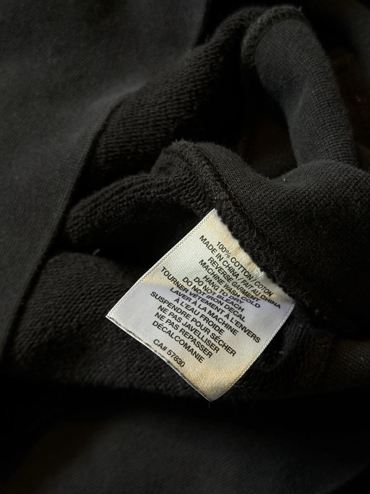 OVO October's Very Own Black Hooded Pullover Owl Logo Hoodie Men M Drake