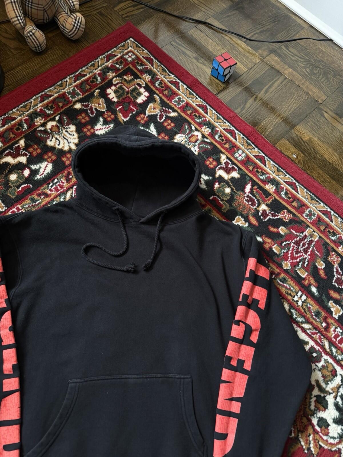 XO The Weeknd Legend Pullover Hoodie Black Unisex M Y2K