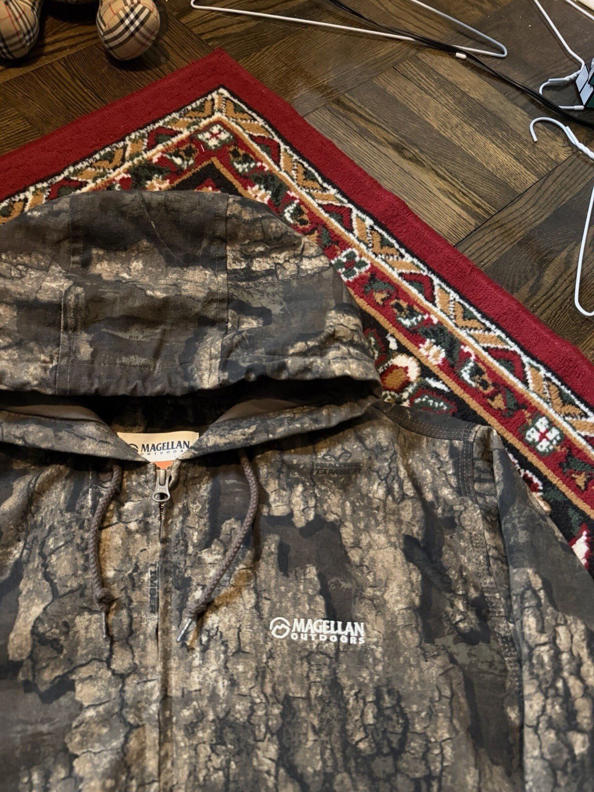 Magellan Outdoors Realtree Camo Full Zip Hooded Active Jacket Carhartt