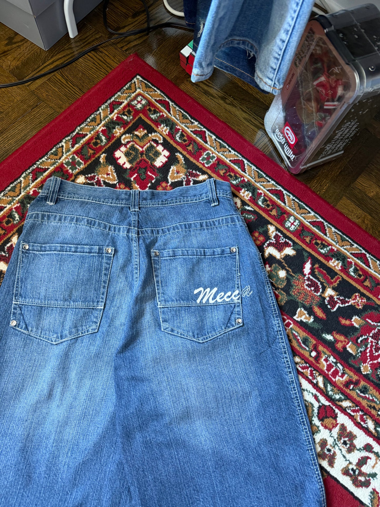 Y2K Baggy Mecca Denim Shorts - Jorts
