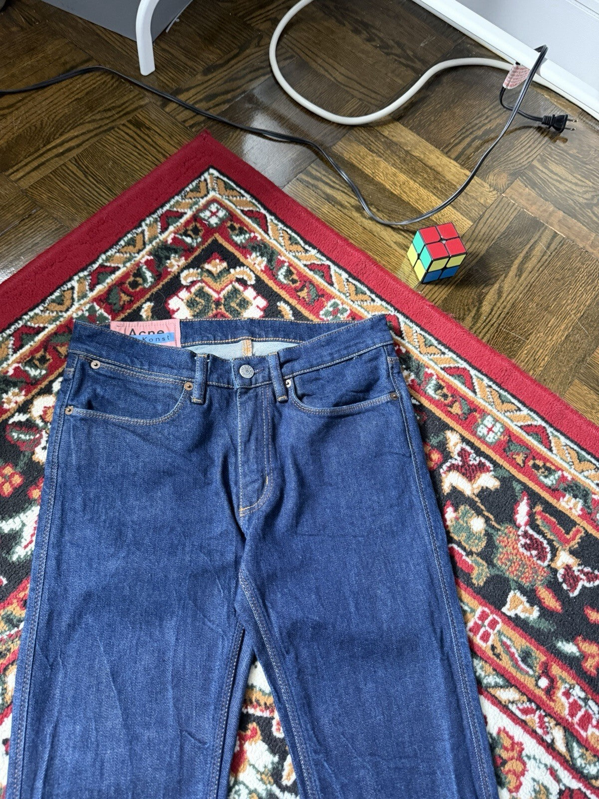 Acne Studios Bla Konst Denim Pants Max Indigo Size 30/32 Skinny Jeans
