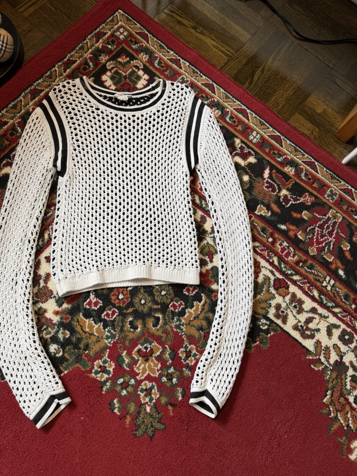 Helmut Lang Waffle Knitted Sweater Size S Unisex