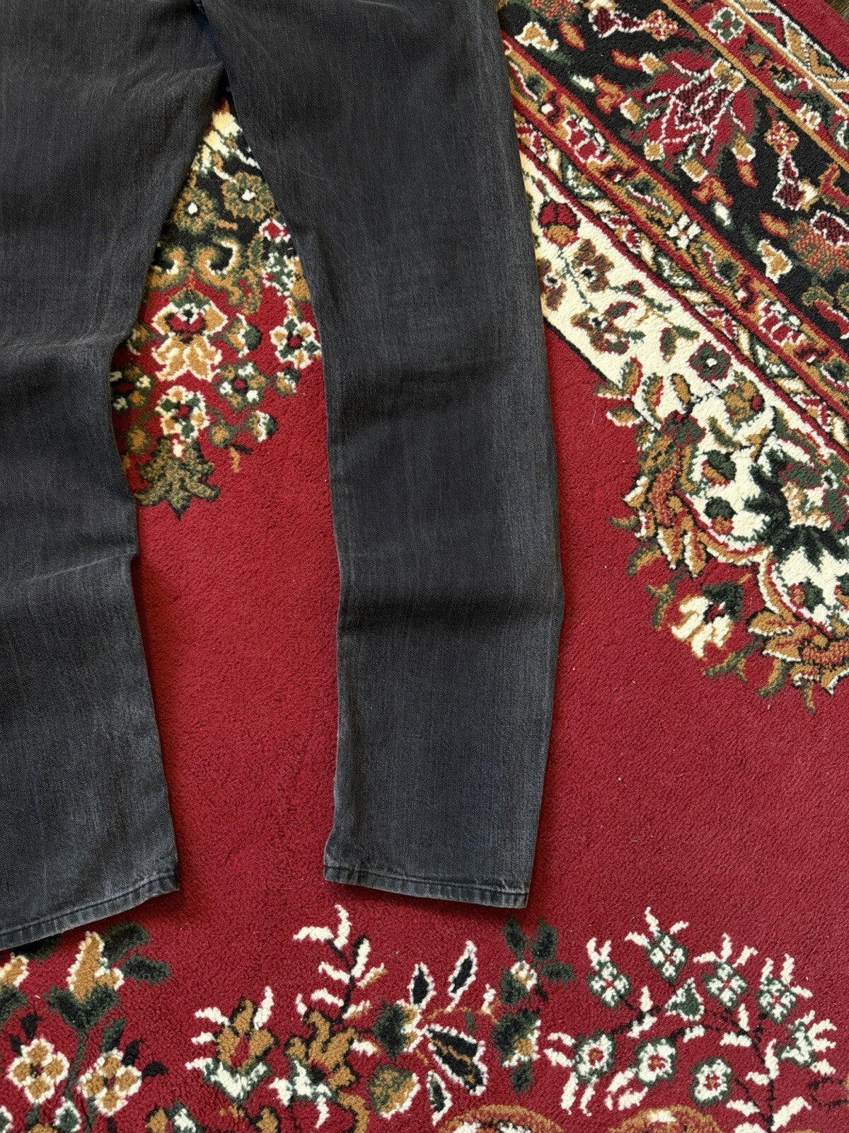 Our Legacy Mens Zero Cut Broken Twill Black Denim Jeans Pants Dark Wash - 33x32
