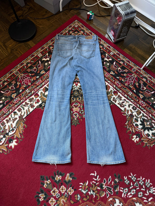 Ralph Lauren Denim & Supply Distressed Flare Jeans Womens