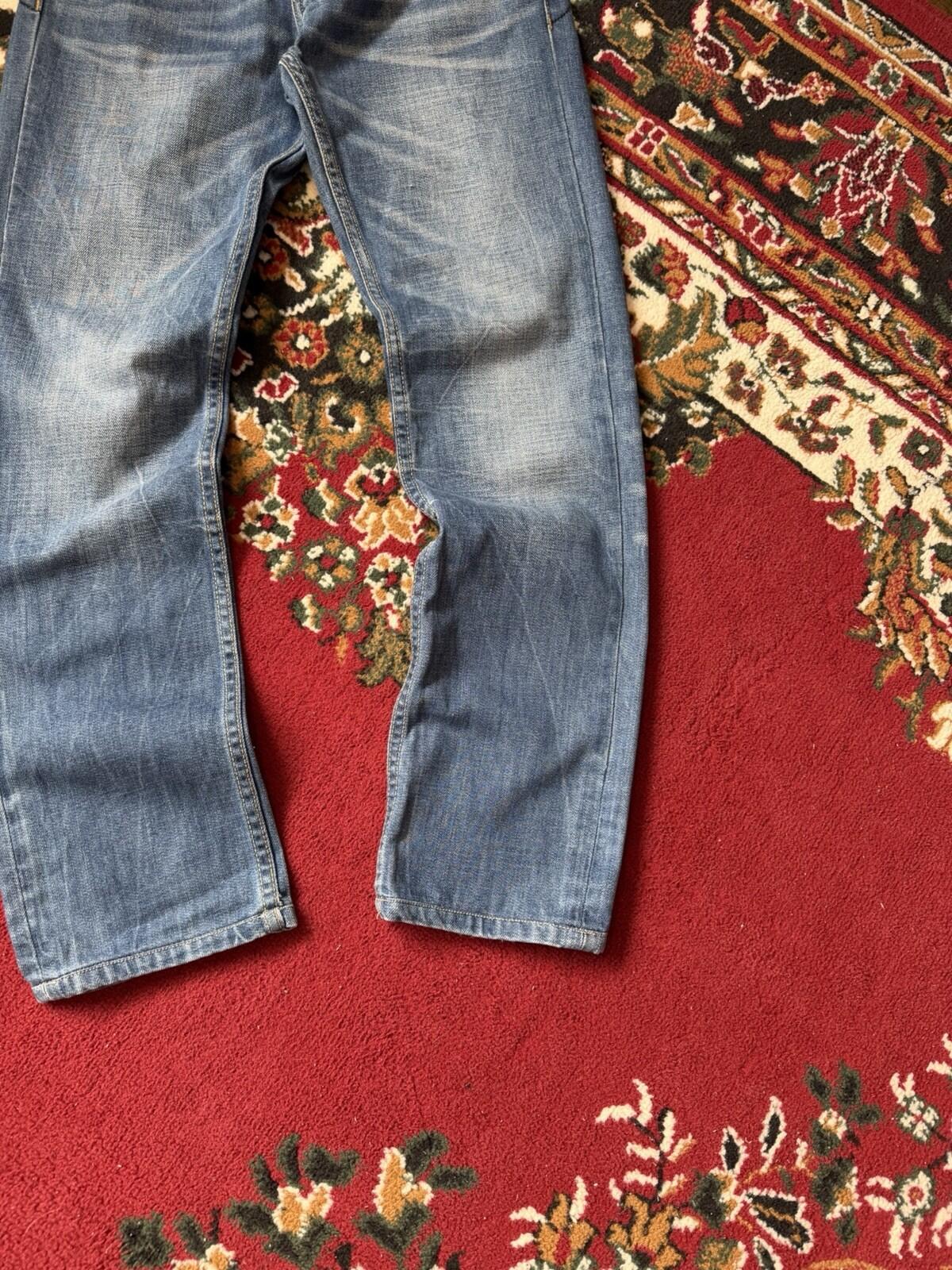 Diesel x Adidas Jeans Mens Blue Viker-AD Straight Trefoil Denim Tag 29x32