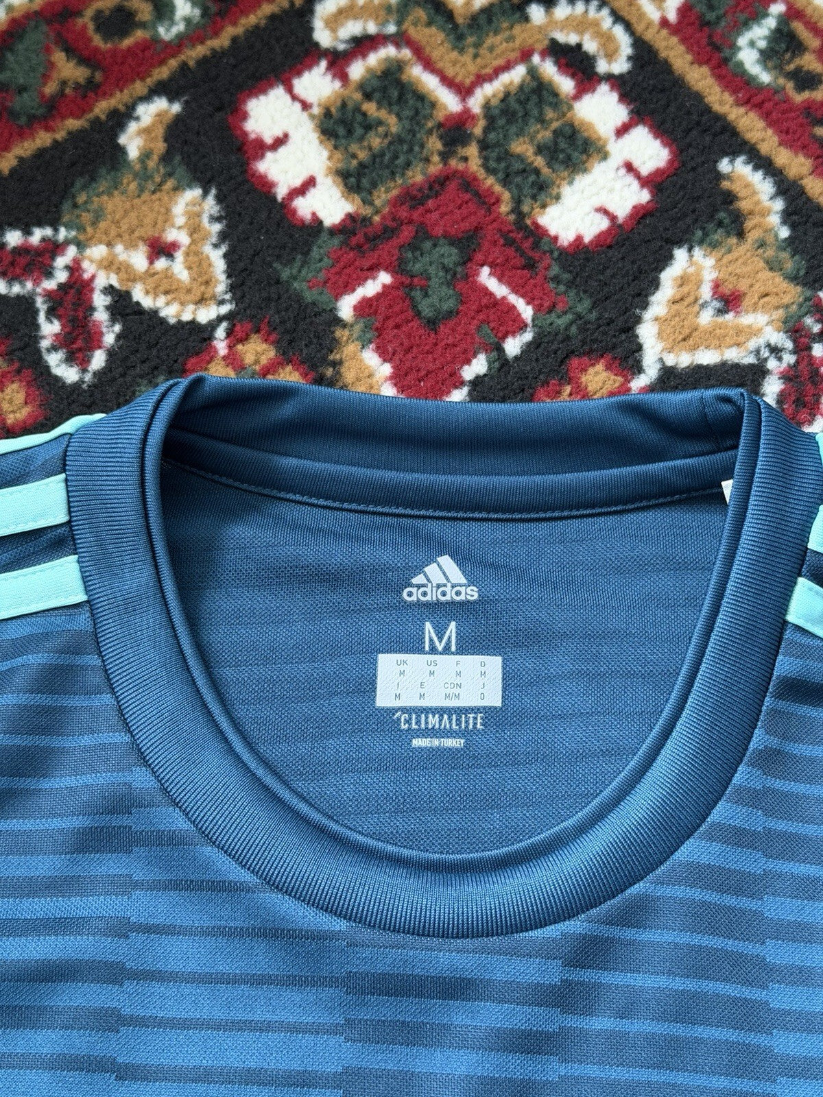 Men's Adidas Fenerbahce SK 2018/2019 Away Soccer Football Shirt Jersey Size M