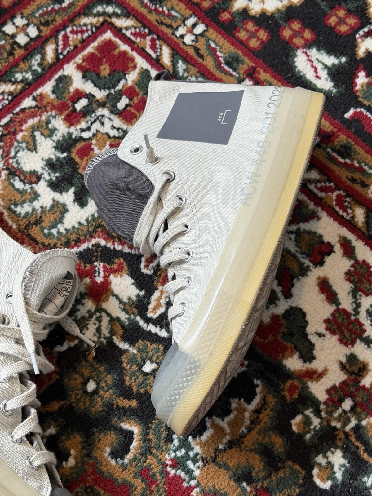 CONVERSE CHUCK 70 High x A-Cold-Wall Silver Birch 2022 A02276C, Size 10.5