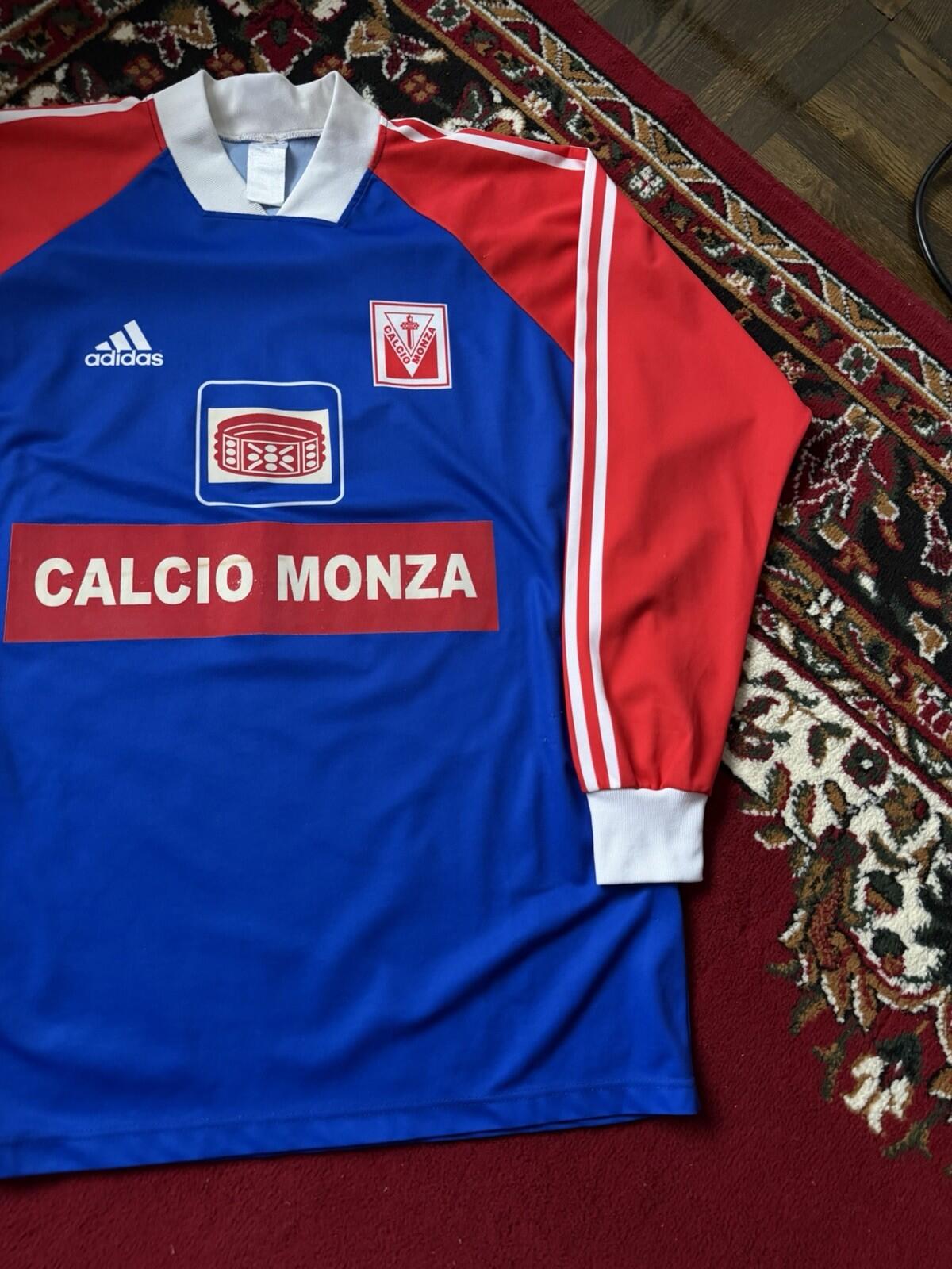 Vintage Monza Calcio Topic 1998/1999 Adidas Football Shirt Jersey Match Worn