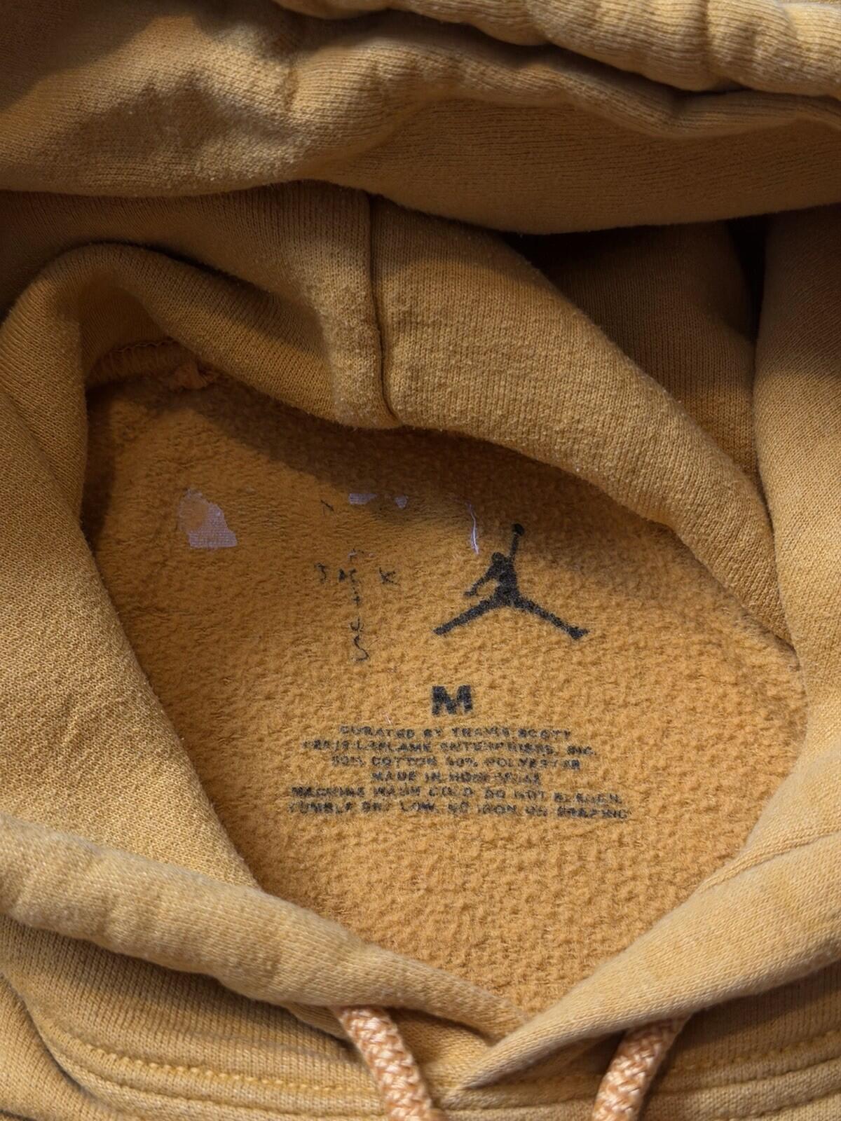 Travis Scott x Nike Air Jordan Cactus Jack Highest Hoodie Yellow Size M