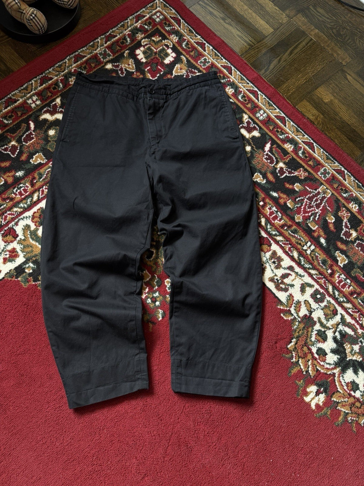 COMME DES GARCONS HOMME DEUX Black Chino Pants Black Size S