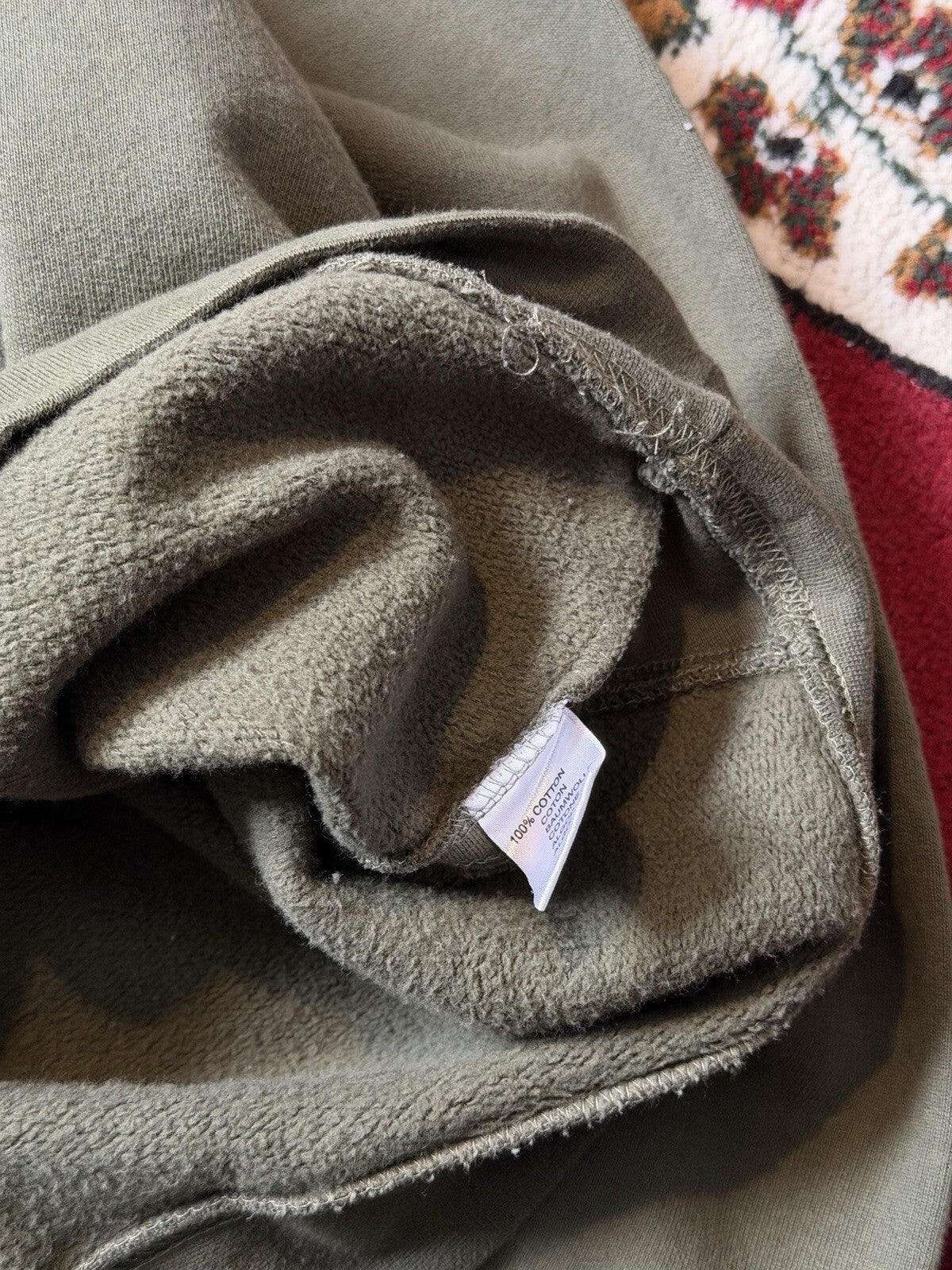 VTG Y2K Oneill Hoodie Sweatshirt Mens Size M Olive Big Spellout Logo Streetwear