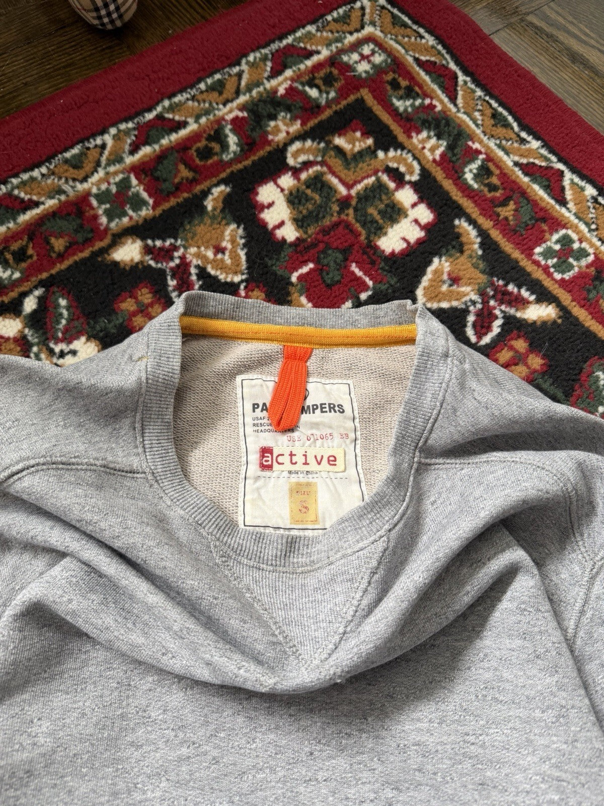 Parajumpers Active Outdoor K2 Sweatshirt Mens Size S Gray