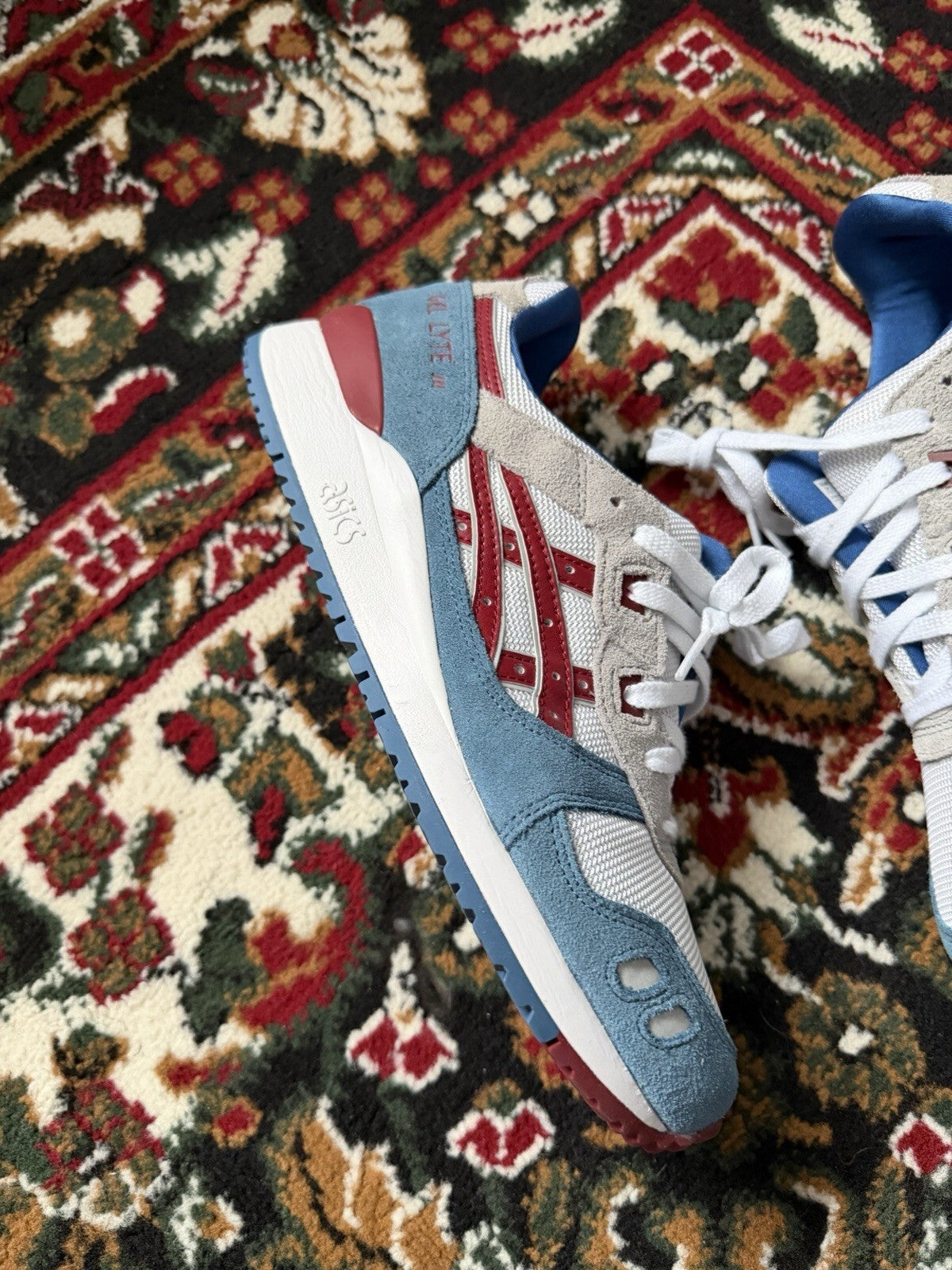 Asics Gel Lyte 3 III OG (Azure / Beet Juice) 1201A482-400 Mens Size 9US