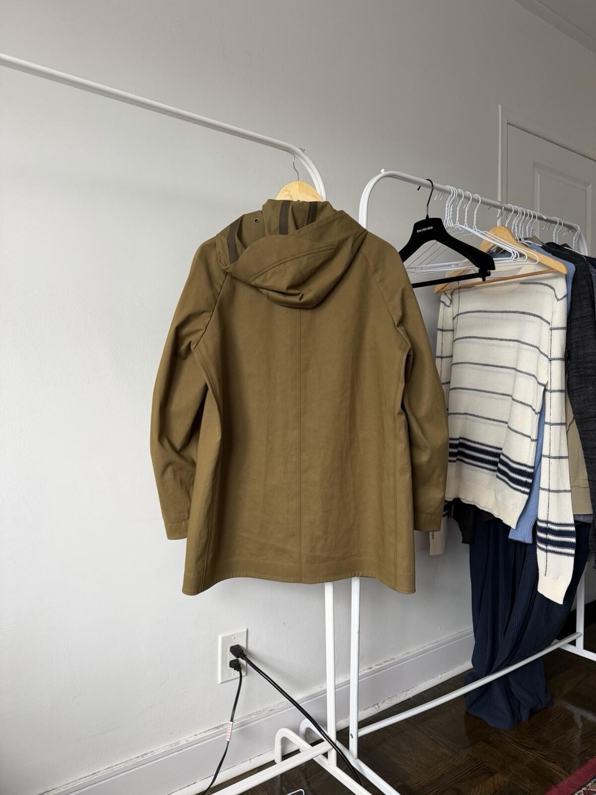 Comme des Garcons X Sealup Olive Membrane Parka / Raincoat Jacket Size M