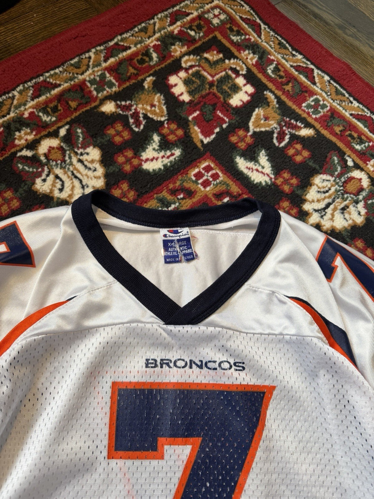 Vintage CHAMPION John Elway #7 Denver Broncos NFL Football Jersey 48 Vtg 90’s