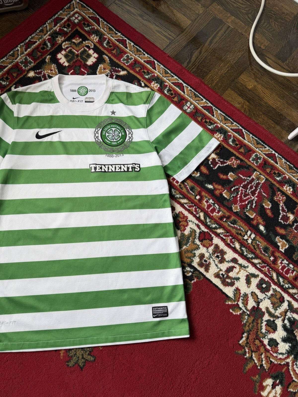 Celtic 2012 2013 Home Shirt Anniversary Football Soccer Jersey Nike Mens Size S