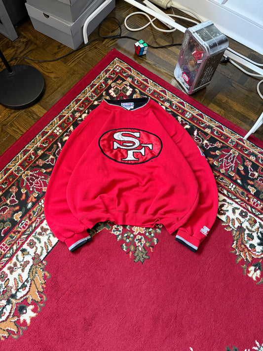 San Francisco 49ers Vintage Starter Pro Line Sweatshirt