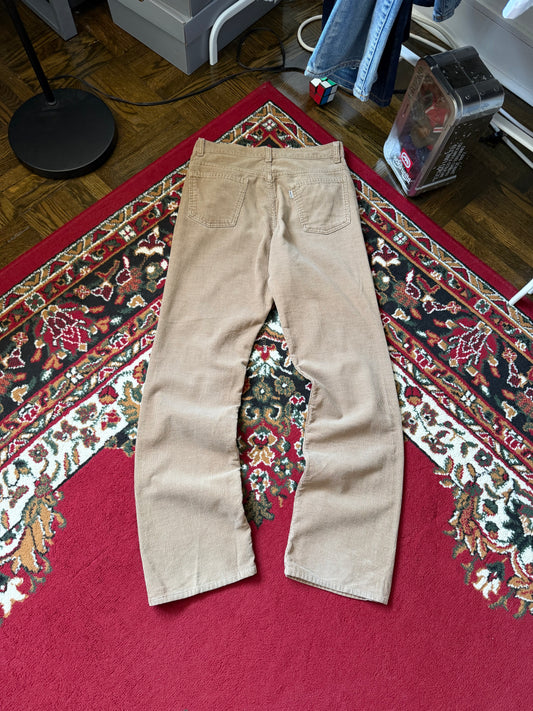 80s Levi's 719 Vintage Bootcut Corduroy Pants