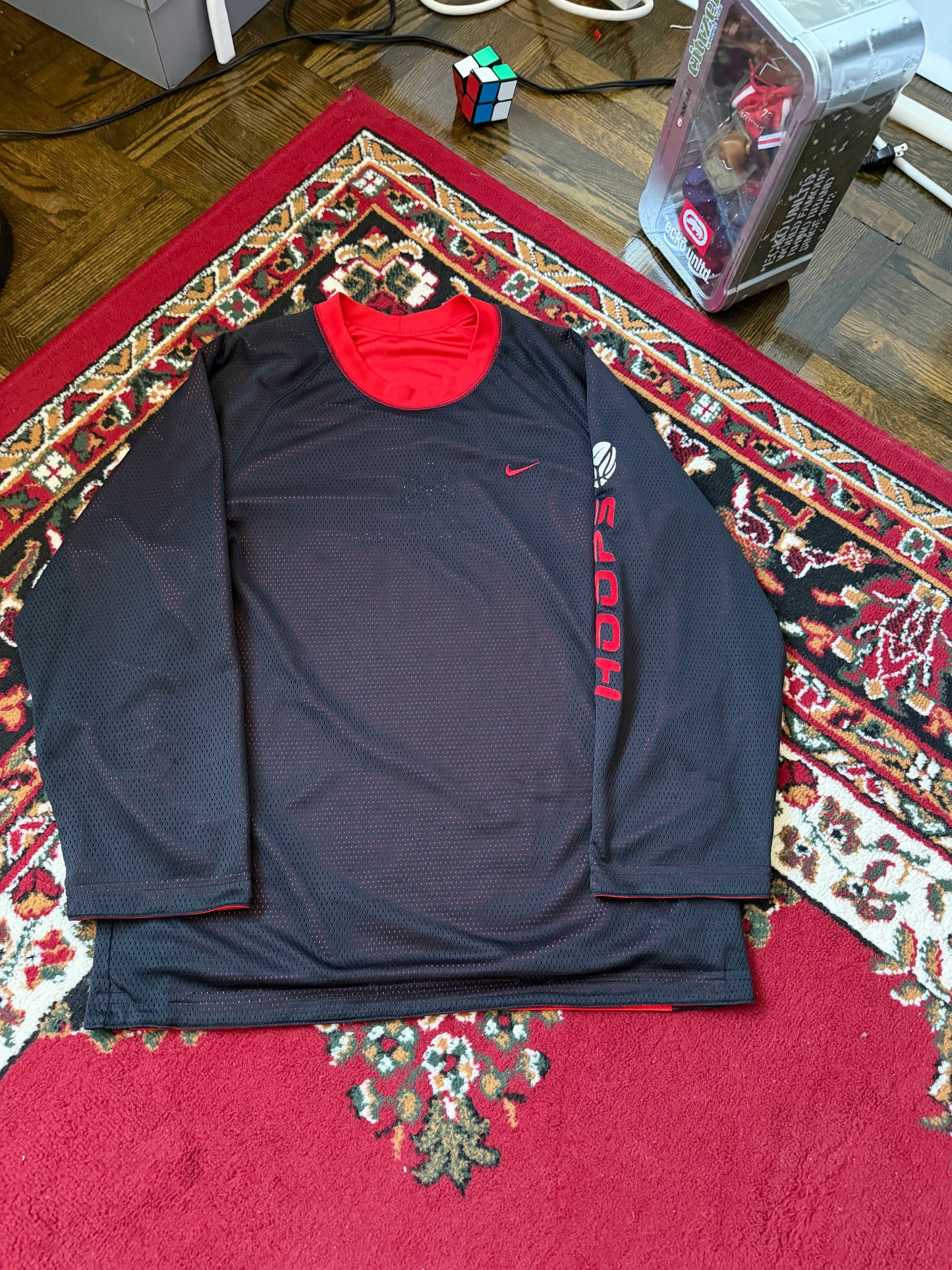 Vintage Nike Basketball Reversible 3/4 Sleeves Shirt Jersey