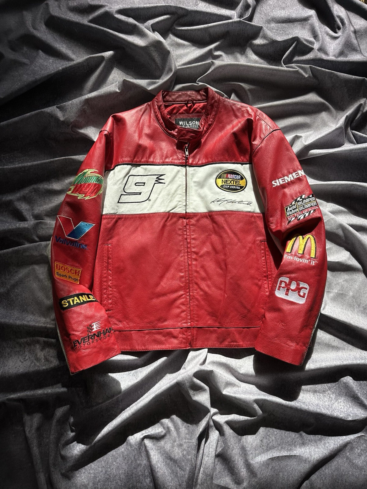 Vintage NASCAR Kasey Kahne Chase Authentic Dodge Racing Jacket Mens Size Large