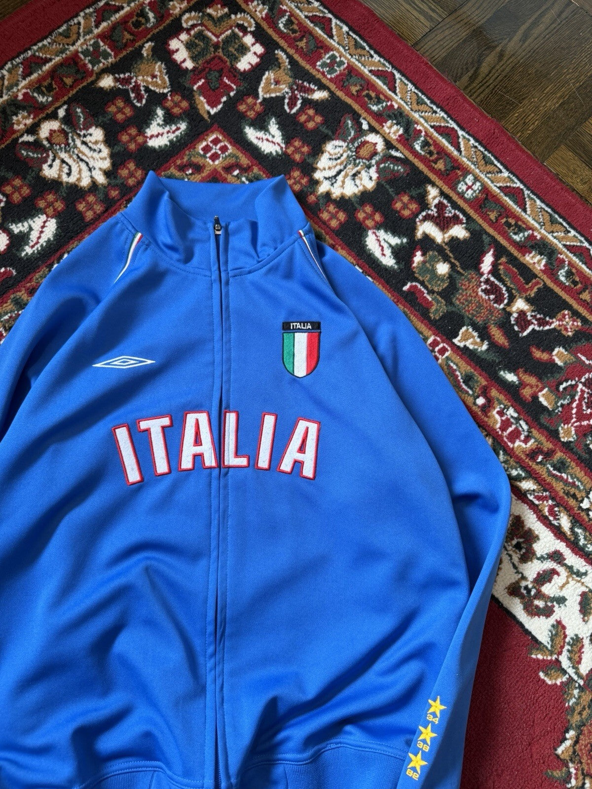 Vintage Umbro Italy 2006 World Champion Zip Up Track Jacket Italia