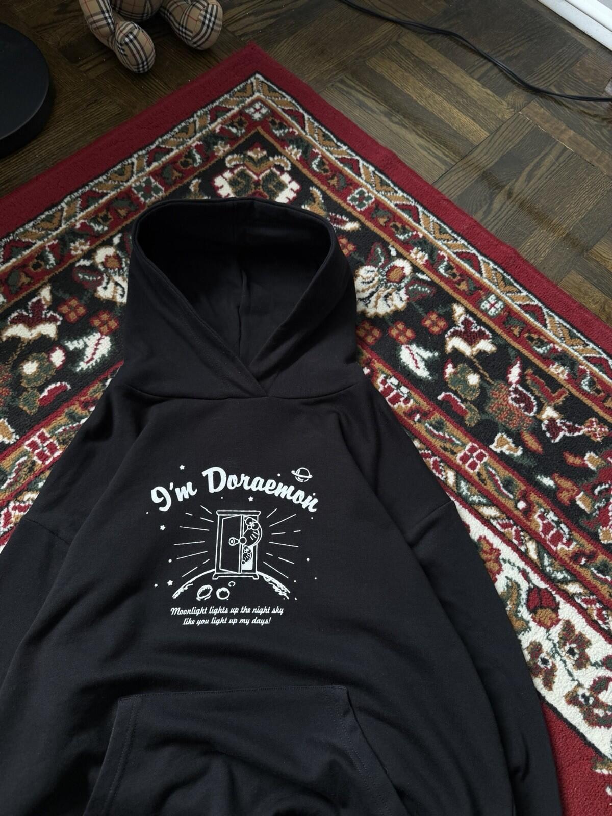 I'am Doraemon Anime Unique Graphic Japan Exclusive Hoodie Fujiko Pro Size M