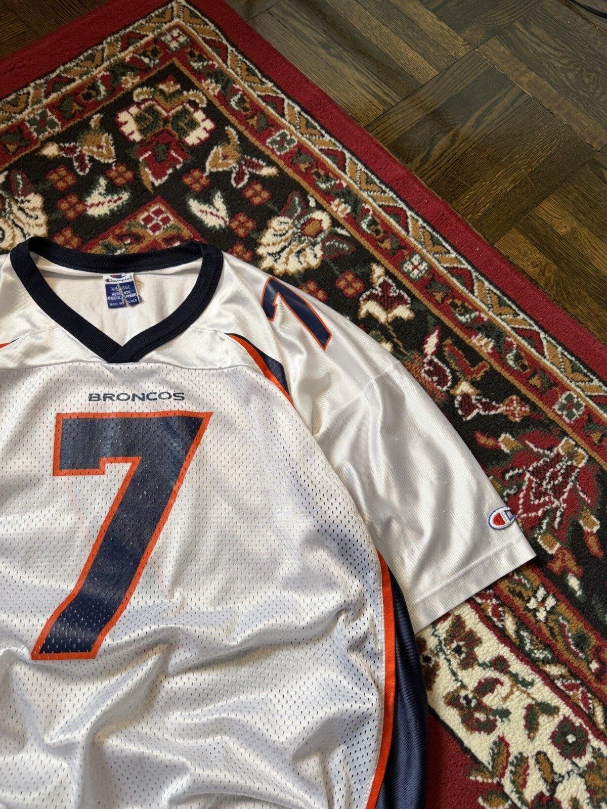 Vintage CHAMPION John Elway #7 Denver Broncos NFL Football Jersey 48 Vtg 90’s