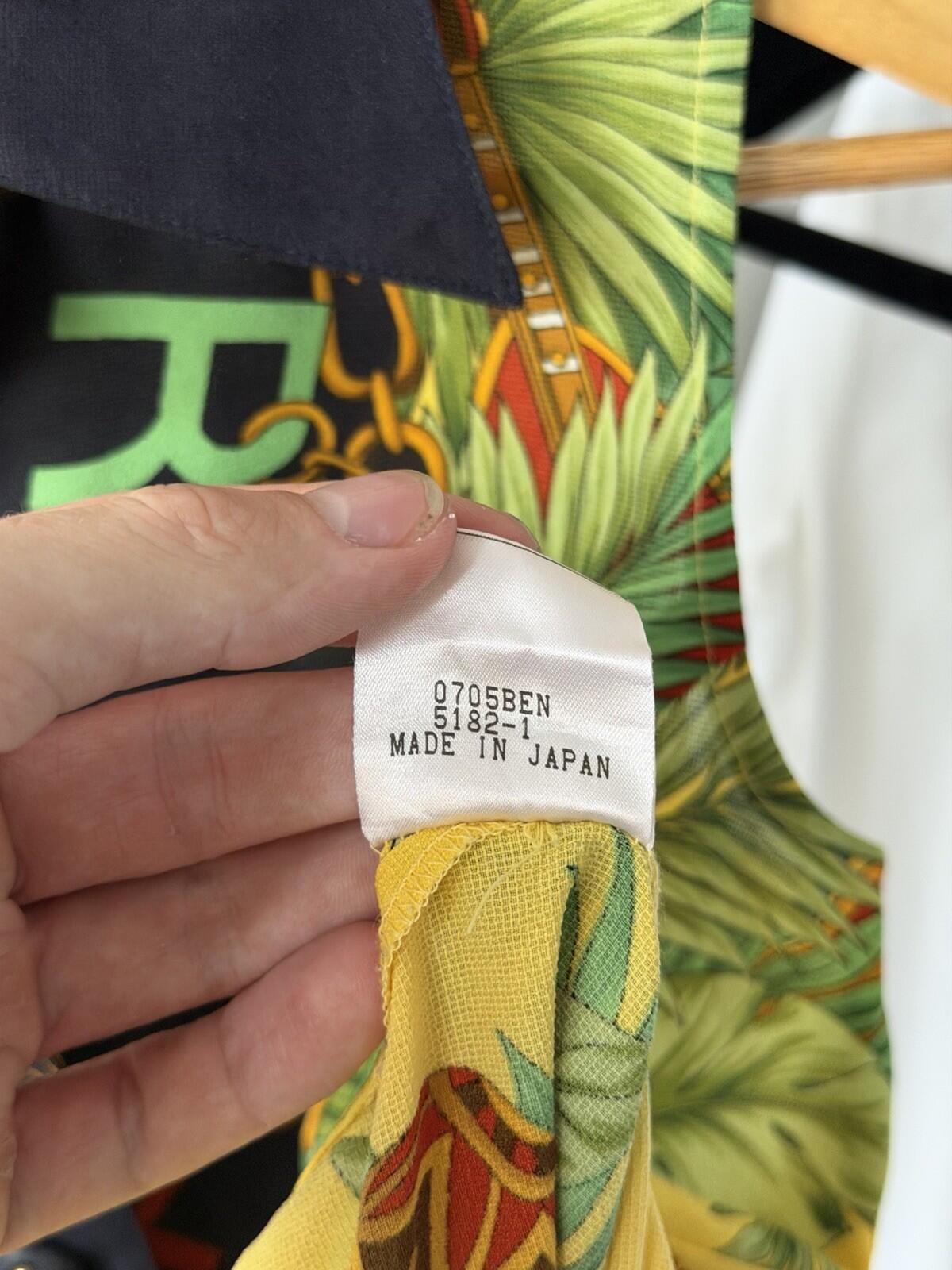 TOKYO BLOUSE SPORTS Jungle Graphic Sleeveless Shirt Made in Japan Size M