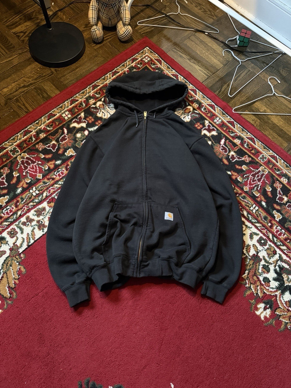 Vintage Carhartt Loose Fit Full Zip Hoodie Size L Mens 00s