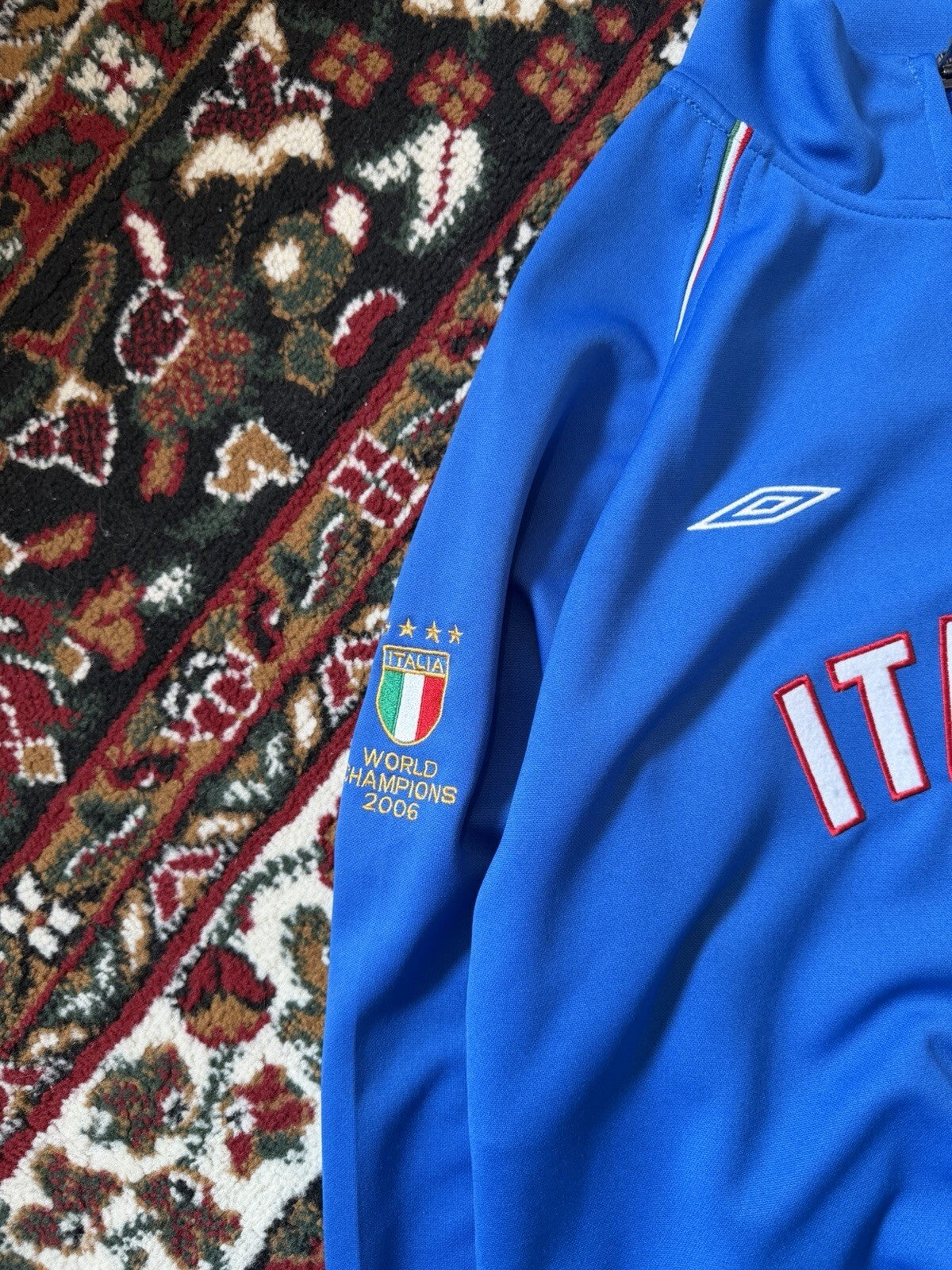 Vintage Umbro Italy 2006 World Champion Zip Up Track Jacket Italia