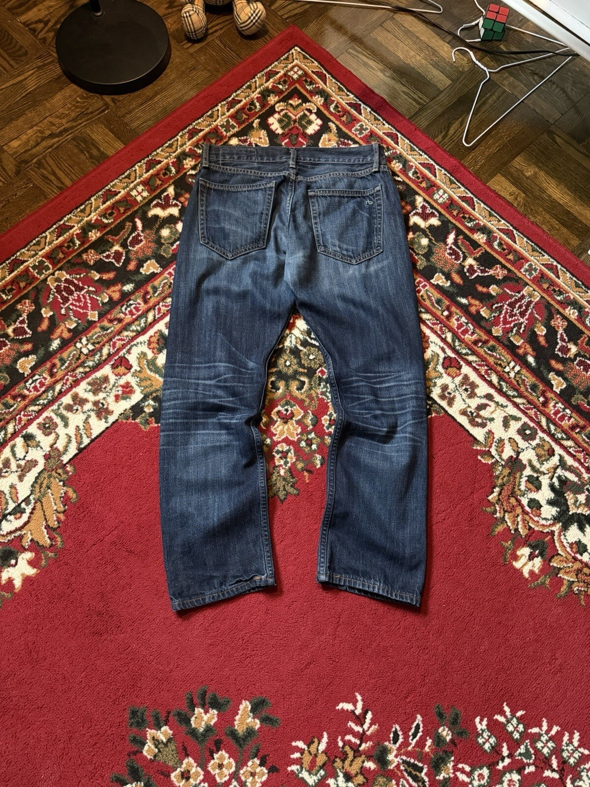 Rag & Bone RB 15X Jeans Mens 31 Slim Straight Button Fly Handmade in USA