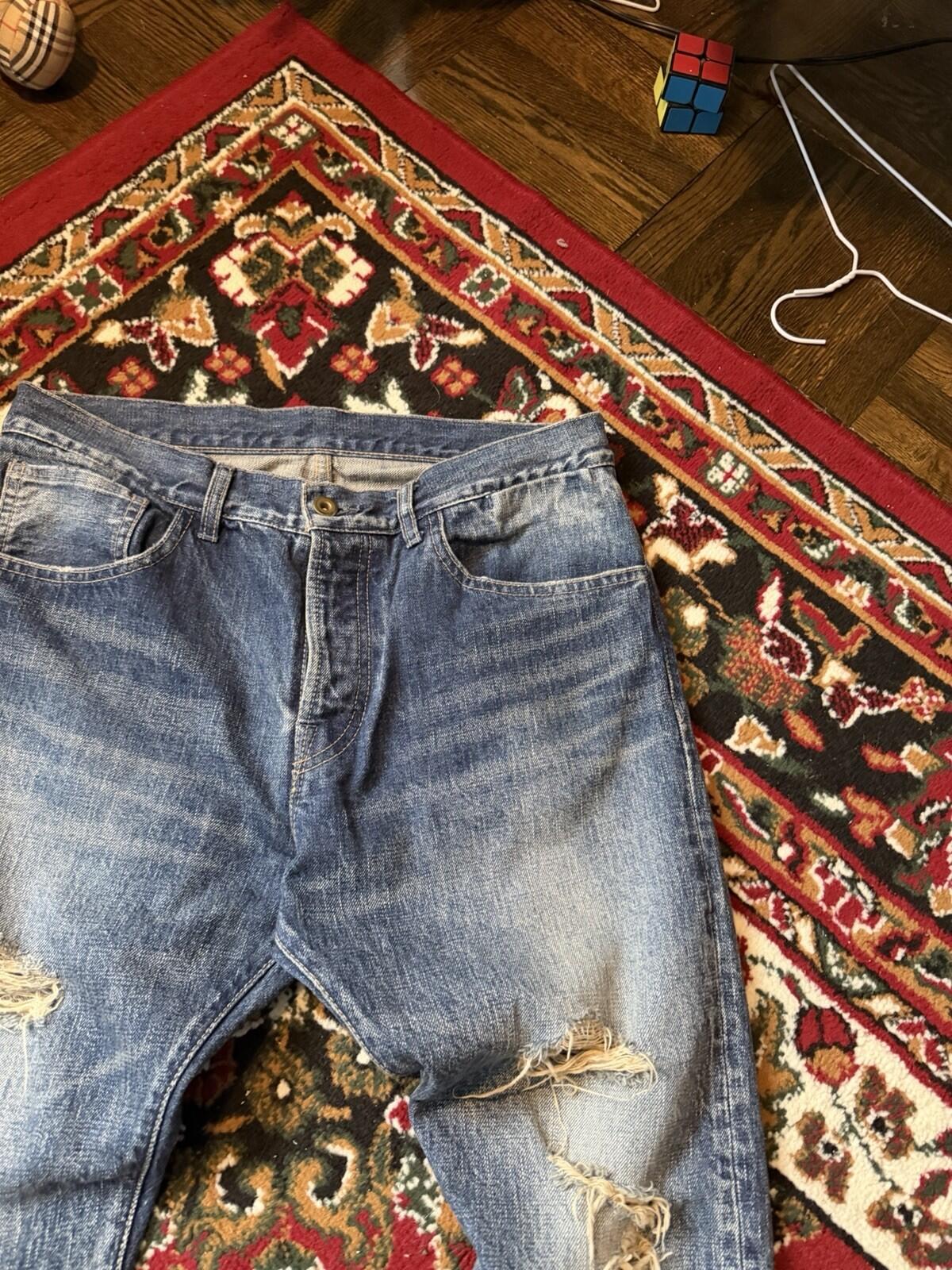 Clothsurgeon Selvedge Distressed Trashed Japanese Denim Jeans Made in Japan