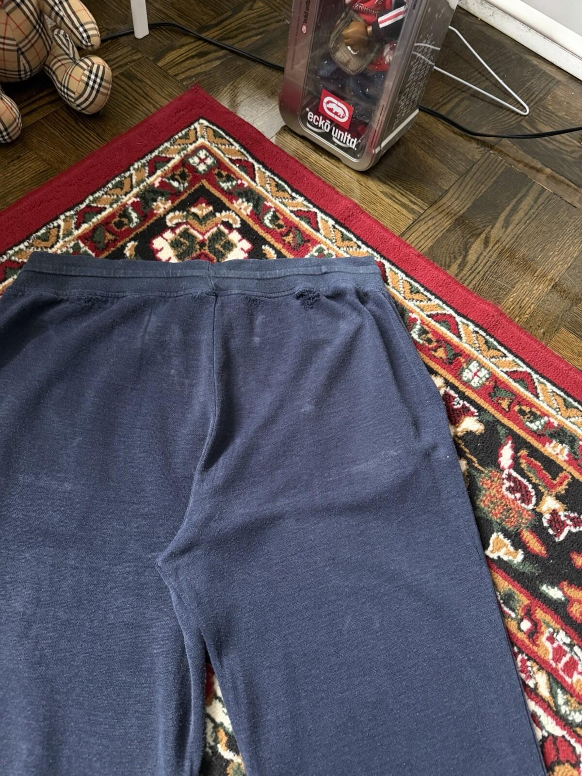 Loro Piana Tapered Linen Joggers Sweatpants Pants Blue Sz XL