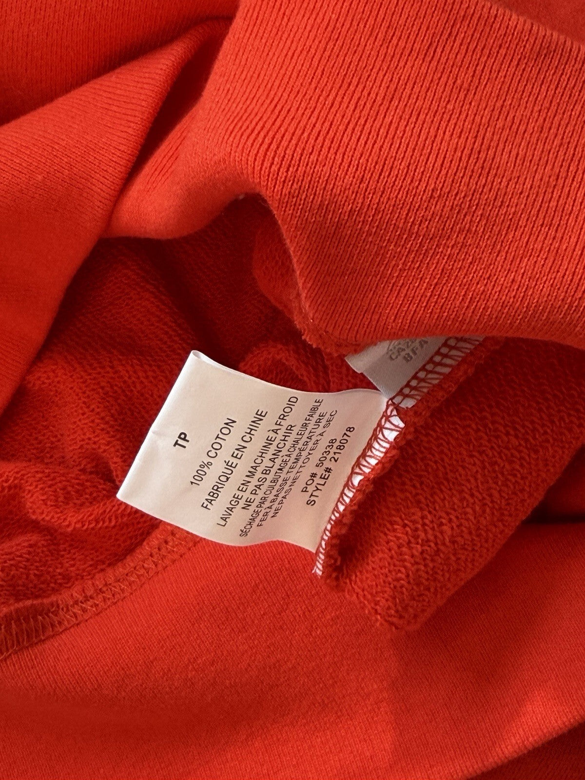 Stussy Sport Oversized Red Hoodie